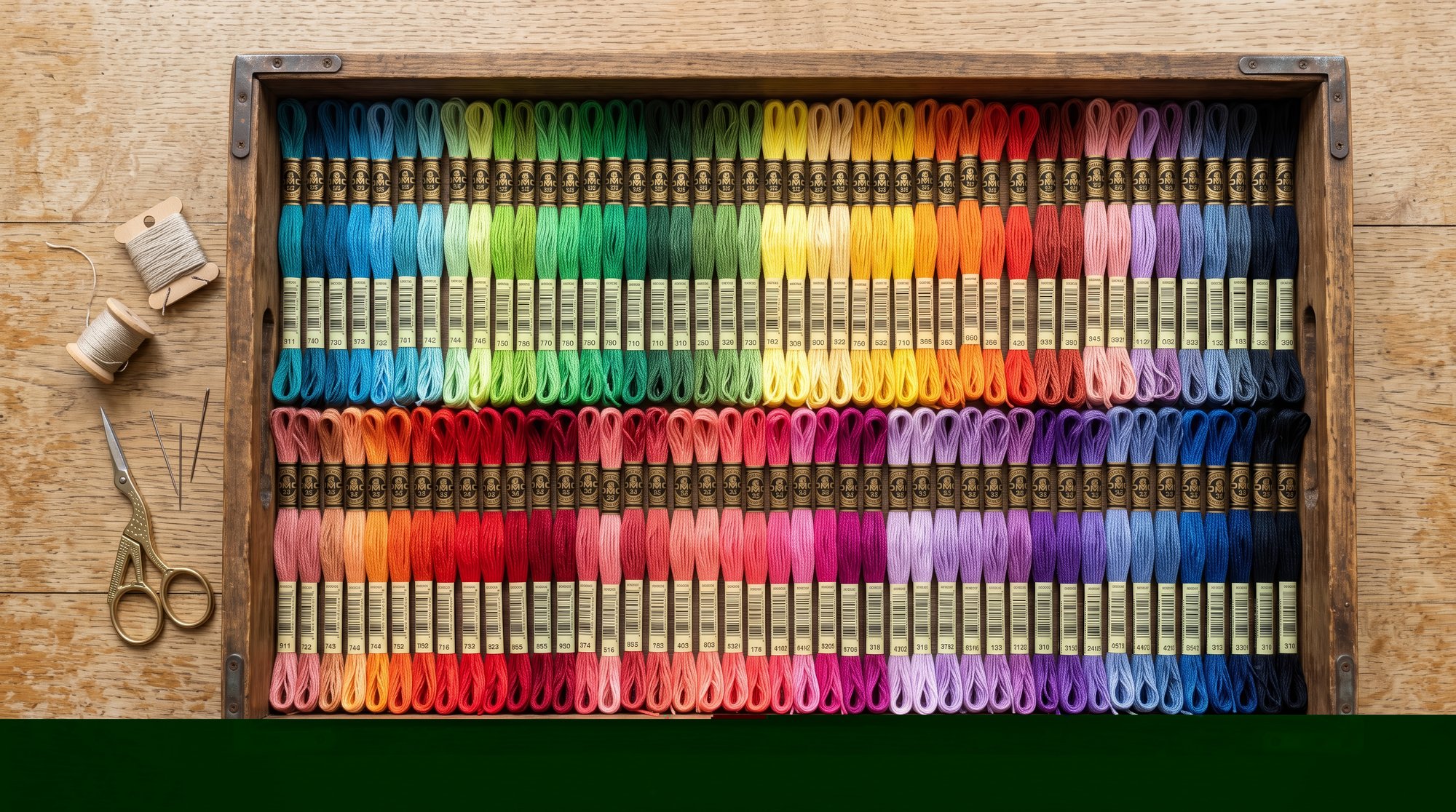 Studio palette filo su carta
